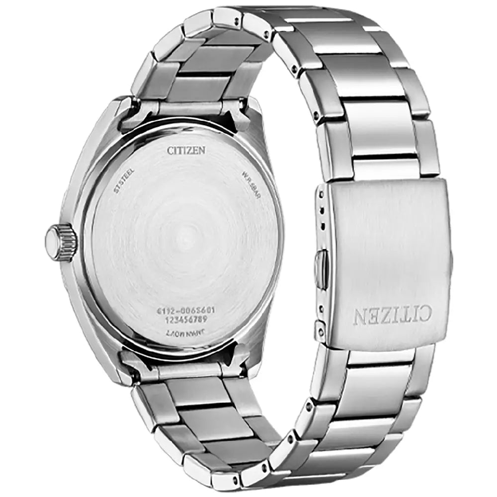 Citizen BI5110-54Z men's watch caseback stainless steel rear view