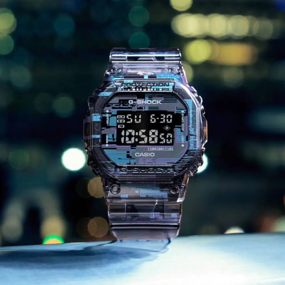 Casio G-Shock DW-5600NN-1DR Digital Glitch men's watch 