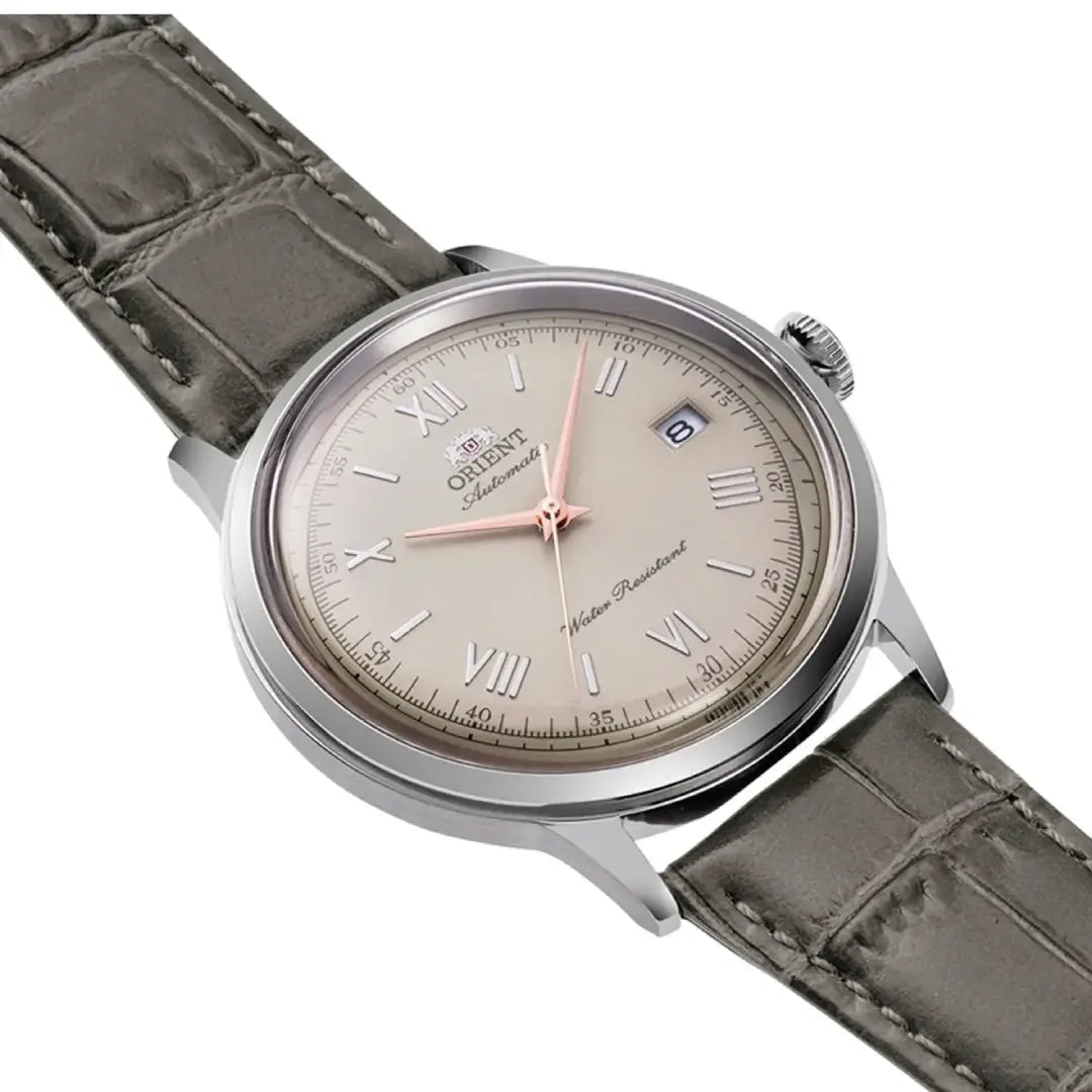Orient Bambino 75 Anniversary 2025 Release RA-AC0025N Rare Beige Classic Domed Glass Dial 40.5mm Automatic Men's Watch