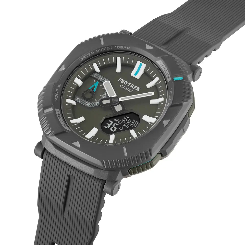 Casio ProTrek PRJ-B001-1D Solar Bluetooth men's watch black dial resin strap
