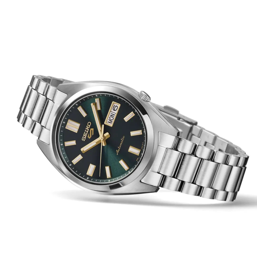 Seiko 5 Sports SRPL57 Automatic "SNXS Re-Interpretation" Green Dial 37.4mm Stainless Steel Men's Watch