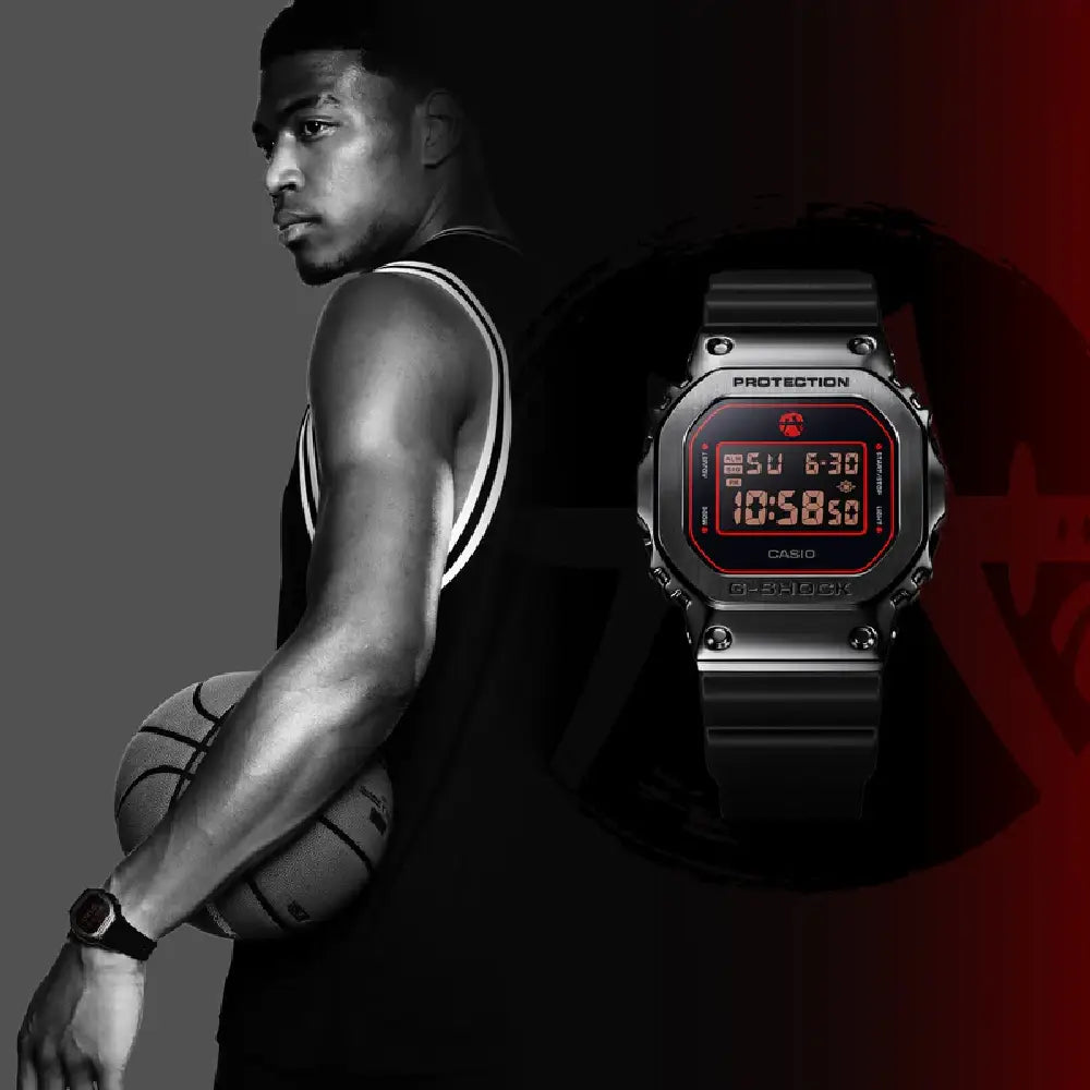 Casio GM-5600RH-1D Rui Hachimura signature edition watch display