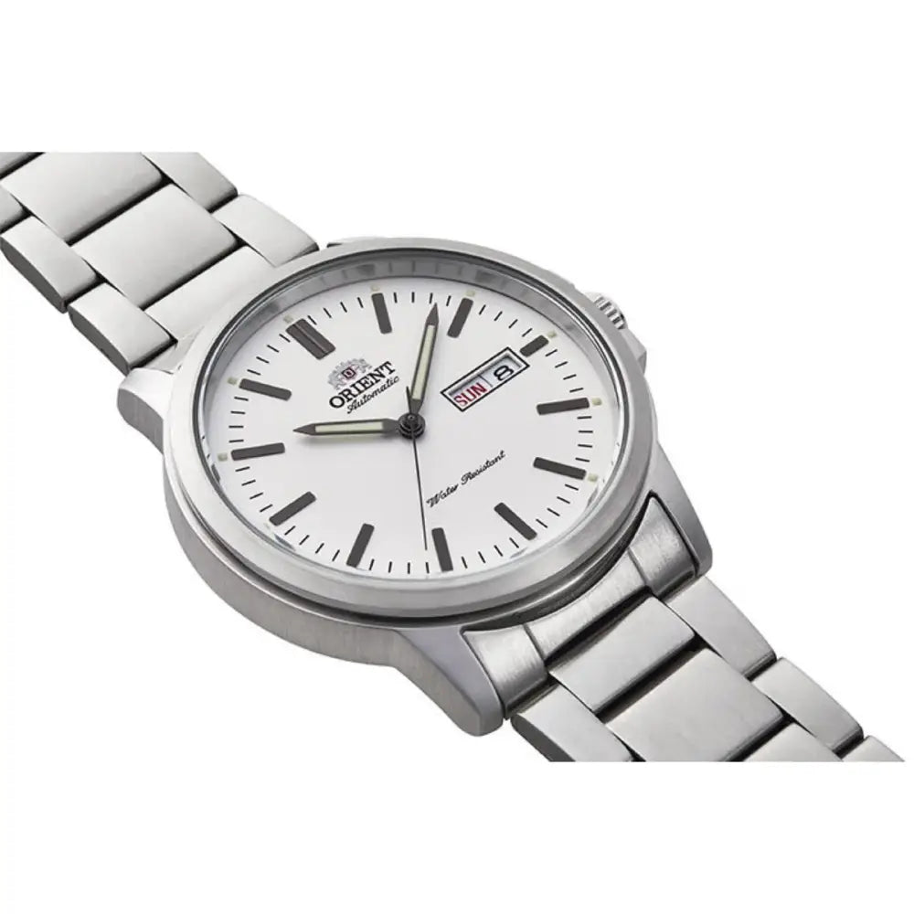 Orient Contemporary RA-AA0C03S39B automatic watch white dial steel strap