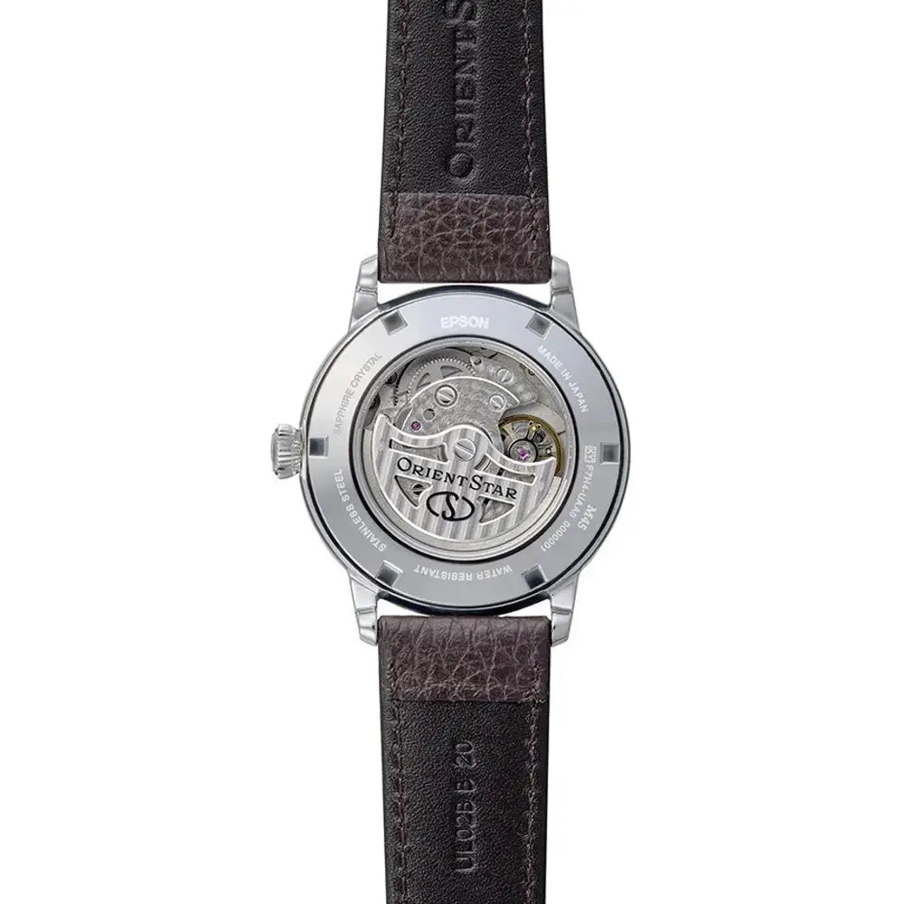Orient Star RE-BS0002S00B watch transparent caseback automatic movement view