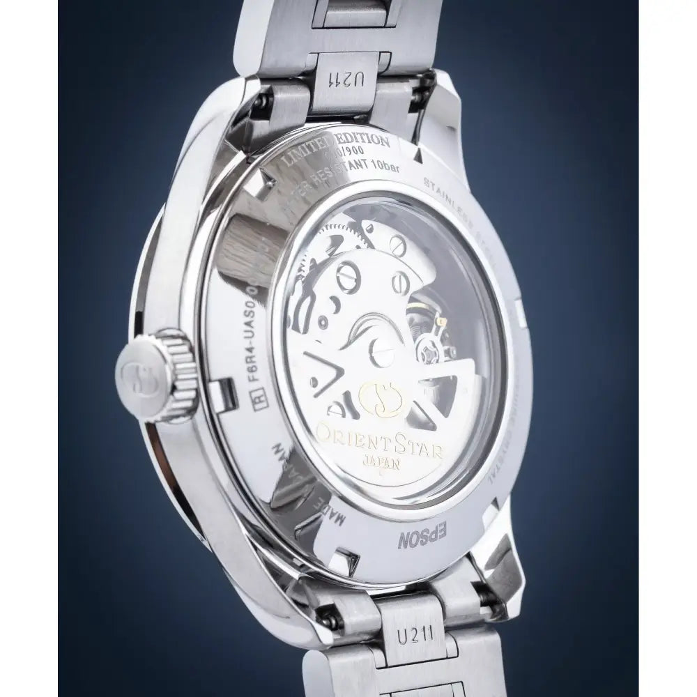 Orient Star RE-AT0021L00B Automatic Open Heart Limited Edition "Keshiki" Blue Dial 39mm Stainless Steel Men's Watch