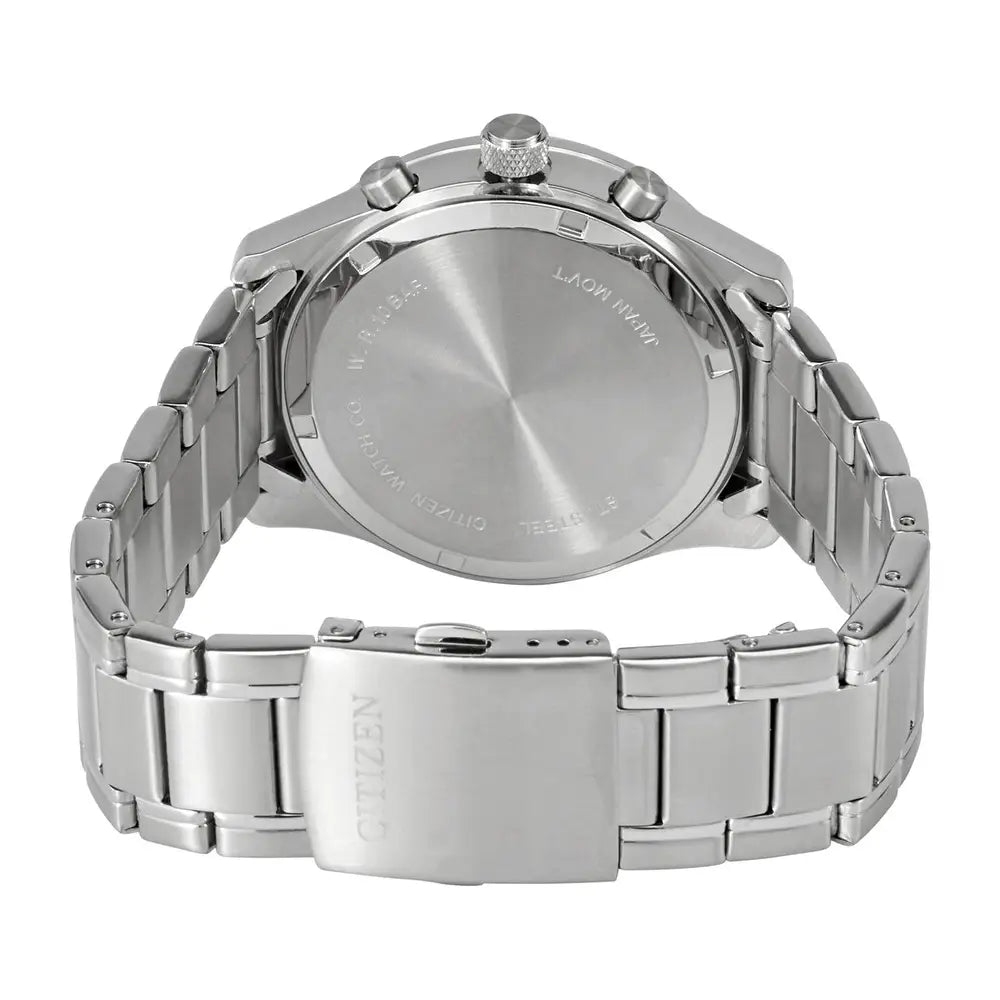 Citizen AN8190-51A men's watch caseback stainless steel rear view