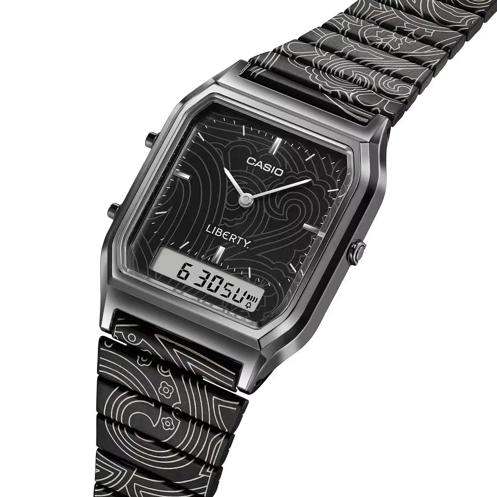 Casio Vintage AQ-230EBLT-1 "Liberty Paisley" Limited Edition Unisex Watch