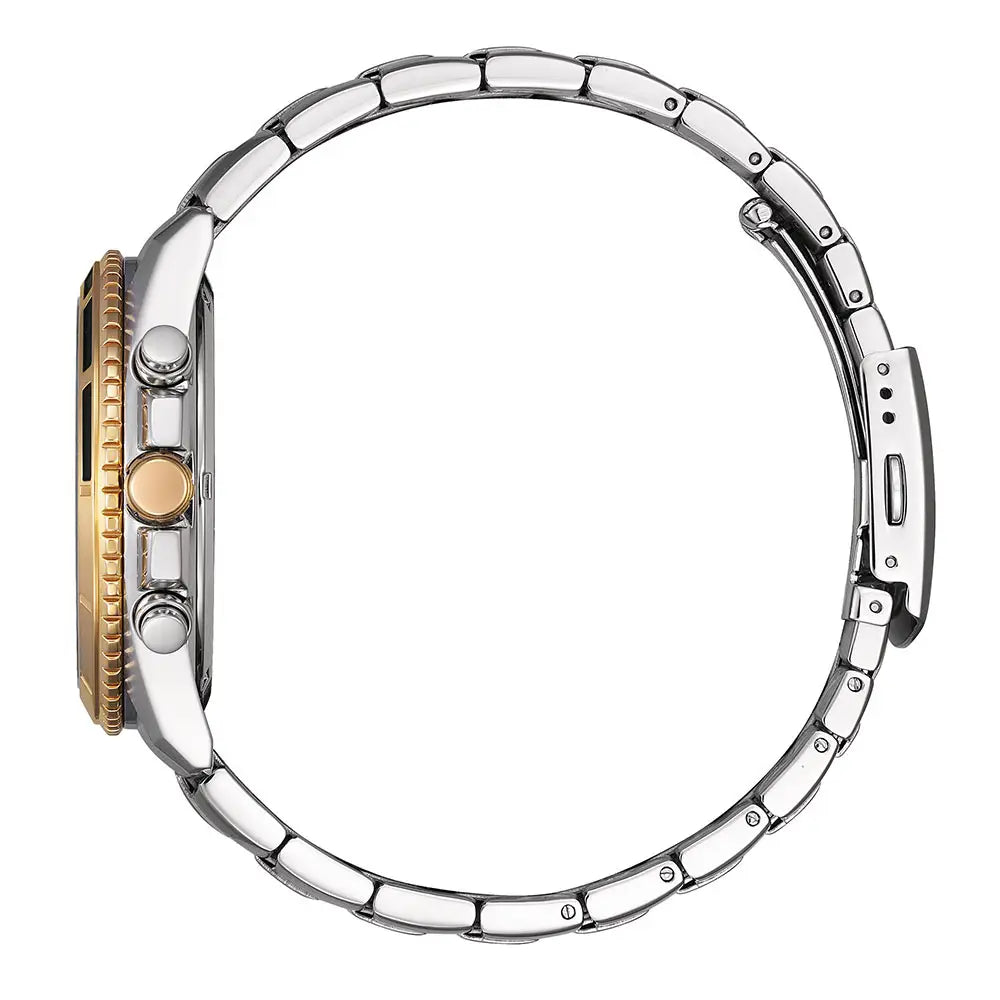 Citizen Quartz ChronographAN8204-59X Champagne Dial 46.4mm Two Tone Stainless Steel Men's Watch