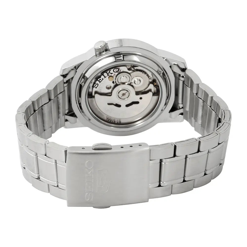 Seiko 5 SNKK25K1 Automatic 21 Jewels White Dial Stainless Steel Men's Watch