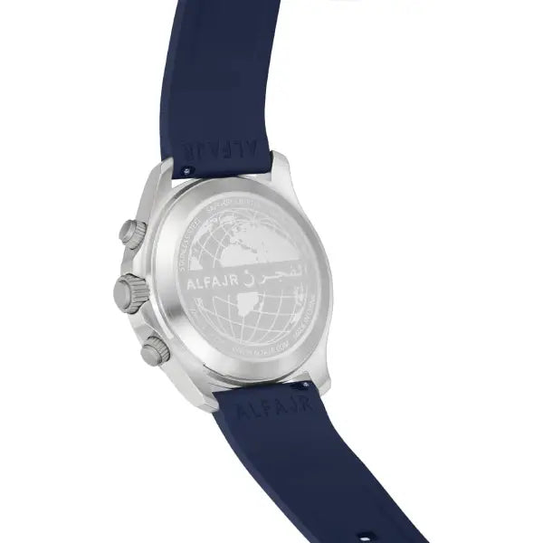 Al Fajr Dynamic 360 Analog WH-24RS Black Dial Leather Strap Unisex Watch