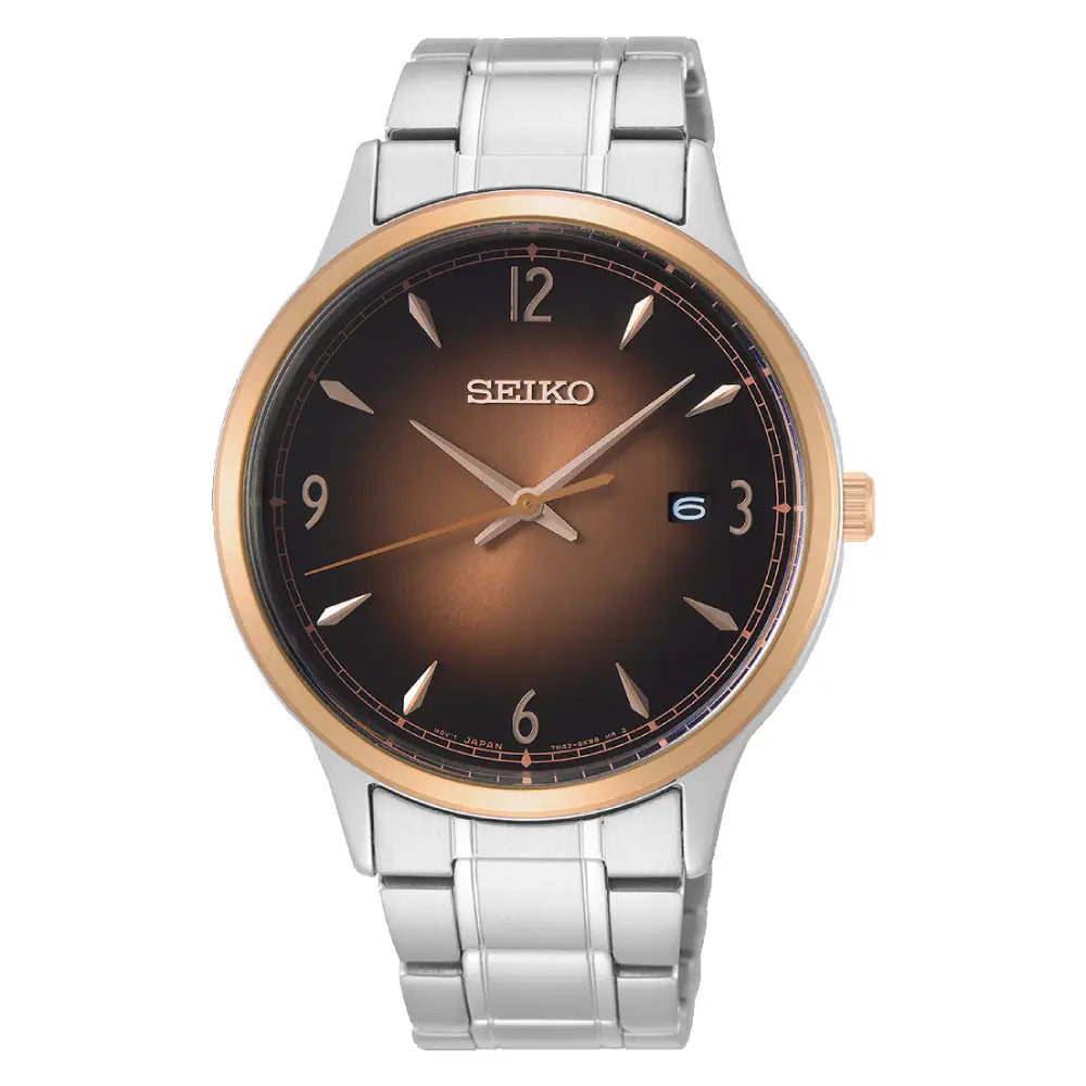 Seiko Conceptual SGEH90P1 Brown Dial 40.6mm Stainless Steel Men's Watch