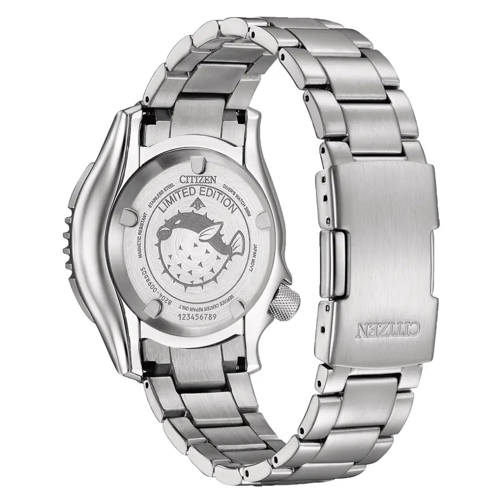 Citizen Promaster NY0161-63L Automatic Marine Diver Limited Edition "Fugu" Blue Dial 42mm Stainless Steel + Polyurethane Men's Watch