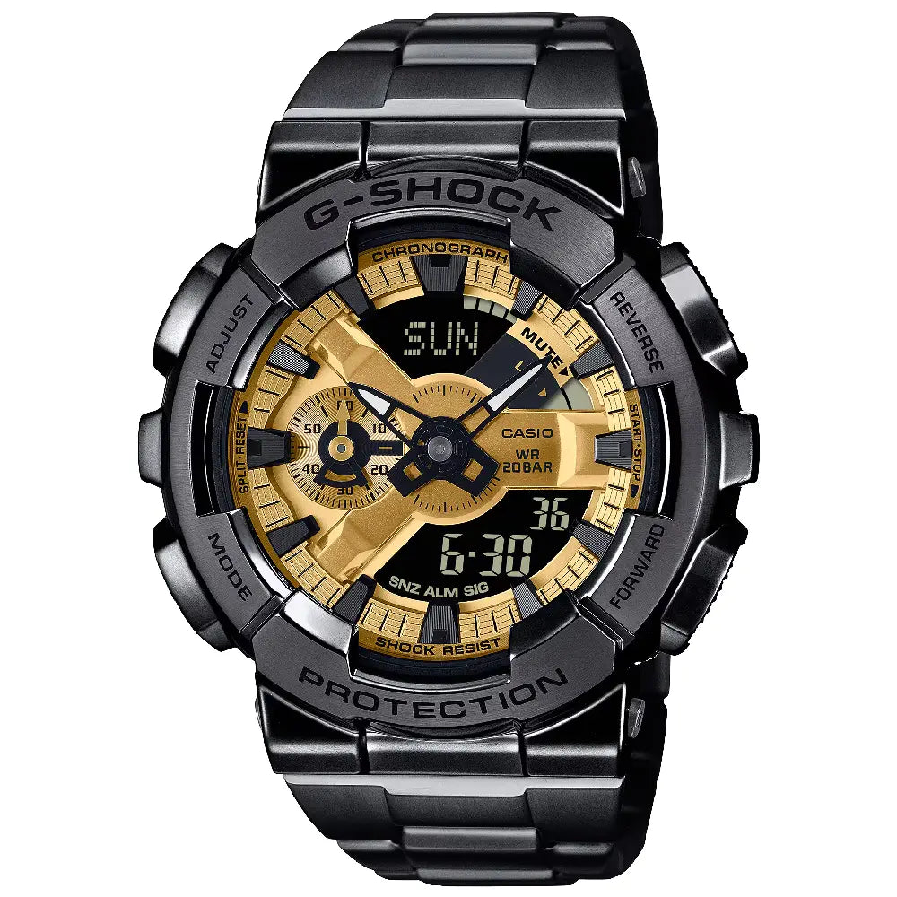 Casio GM-110BD-1A9 G Shock gold dial 48.8mm stainless steel men’s watch