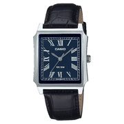 Casio Enticer MTP-B190L-2BVDF Analog "Tankasio" Blue Dial 31.5mm Leather Strap Men's Watch
