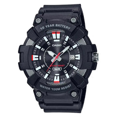 Casio Standard MW-610H-1AVDF Digital Multi-Function Black Dial 50.6mm Resin Strap Men's Watch