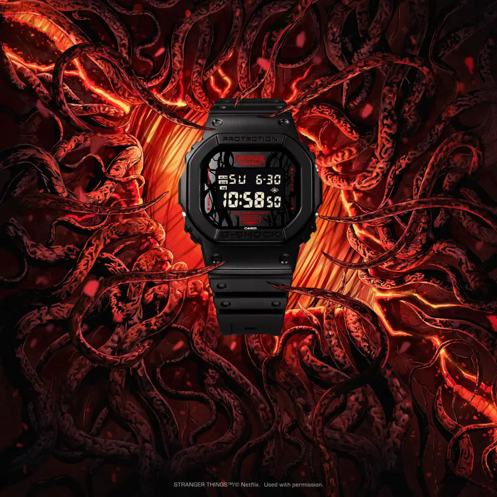 Casio G-Shock Stranger Things Collaboration DW-5600STT-1JR Men's Watch