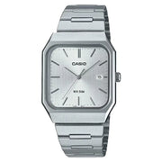 Casio Collection Analog MTP-B185D-7AVDF Silver Dial Stainless Steel Men's Watch