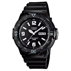 Casio Collection Analog MRW-200H-1B2VDF Black Dial Resin Strap Men's Watch