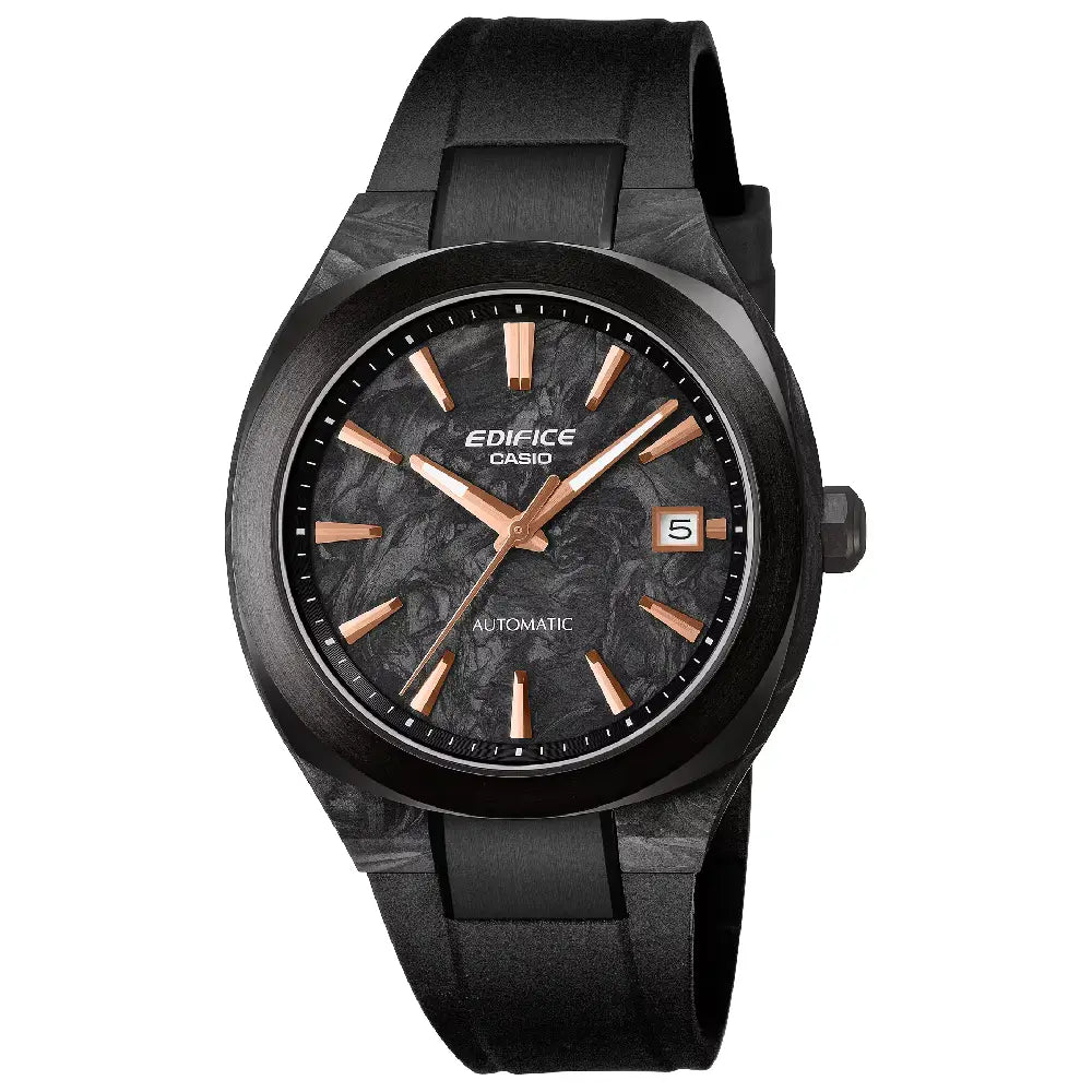 Casio Edifice EFK-200XPB-1A automatic watch with forged carbon dial