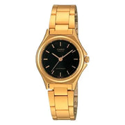 Casio Enticer Ladies Analog LTP-1130N-1ARDF Black Dial Stainless Steel Women's Watch