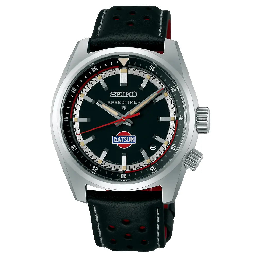 Seiko Prospex SPB517J1 Speedtimer Automatic Limited Edition (2,500 Pieces) Black Dial Leather Strap Men's Watch