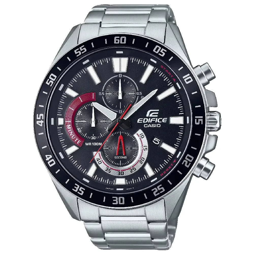 Casio Edifice EFV-620D-1A4VUDF men's watch black dial stainless steel strap