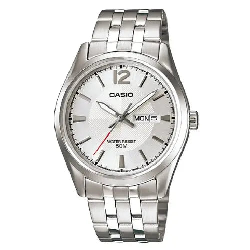Casio Collection Analog MTP-1335D-7AVDF Silver Dial Stainless Steel Men's Watch