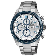Casio Edifice EFR-574DE-7AV silver dial stainless steel men's chronograph watch