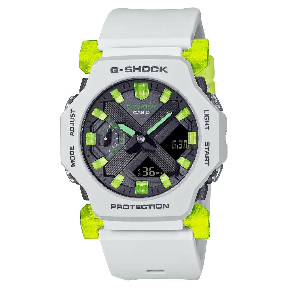 Casio G Shock GA-2300MW-8A Analog-Digital "Moon World" Grey Dial Resin Strap Men's Watch
