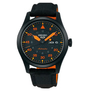 Seiko 5 Sports "Flieger" SRPH33K1 Black Dial 39.4mm Nylon Strap Men's Watch