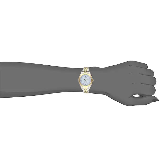 Casio Enticer Ladies Analog LTP-1129G-7BRDF White Dial Stainless Steel Women's Watch