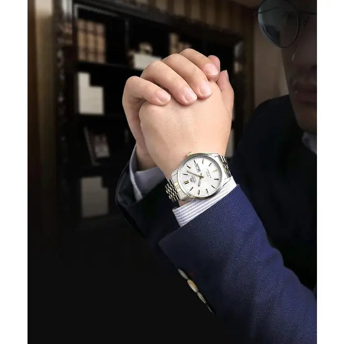 Orient Tristar Automatic SAB0B008WB Silver-White Dial 43mm Stainless Steel Men's Watch