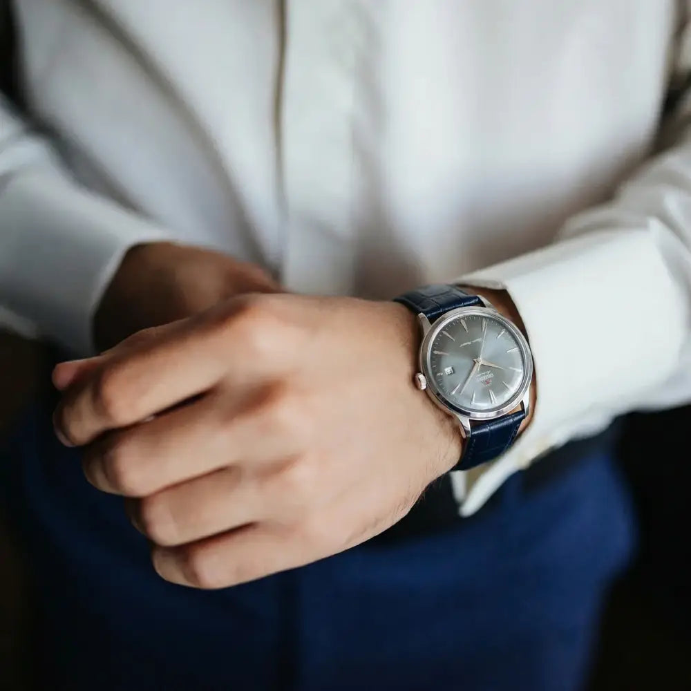 Buy Orient RA-AC0030L blue Bambino automatic men's watch online