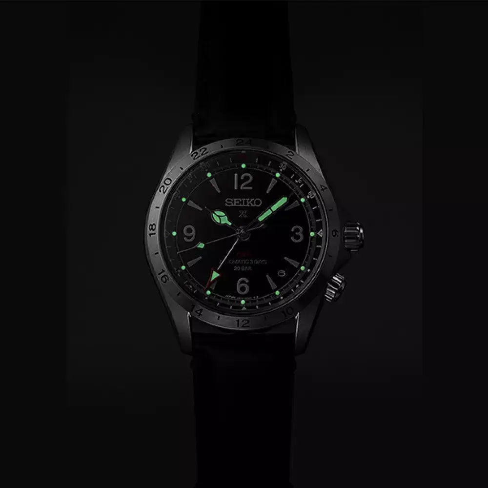 Seiko Prospex Black Alpinist GMT HBC009J Men's Watch
