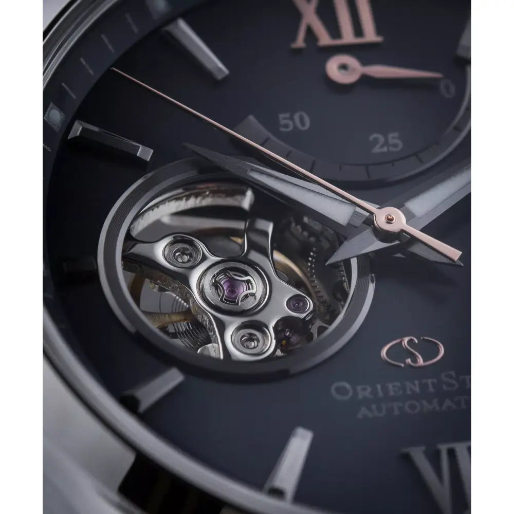 Orient Star RE-AT0021L00B Automatic Open Heart Limited Edition "Keshiki" Blue Dial 39mm Stainless Steel Men's Watch