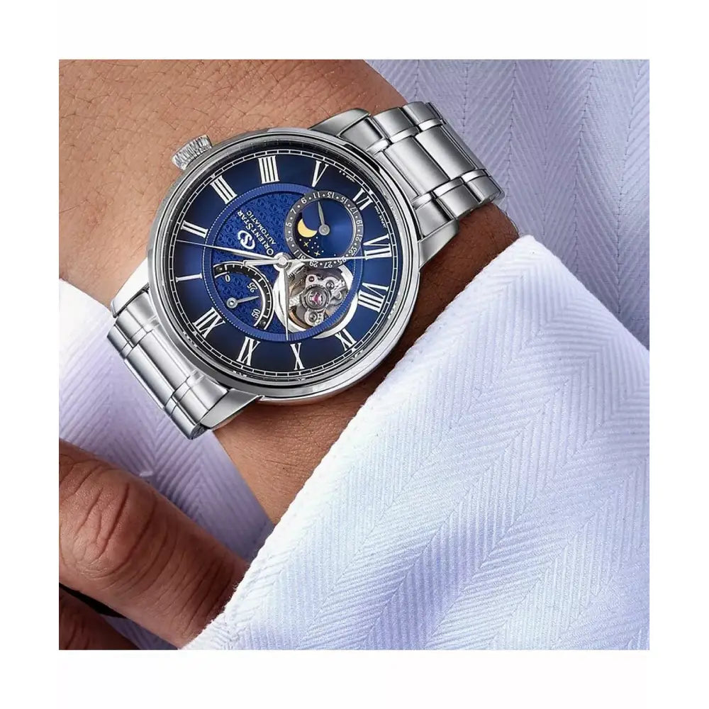 Orient Star Classic M45 F7 Moon Phase Open Heart Automatic RE-BT0006L00B Men's Watch