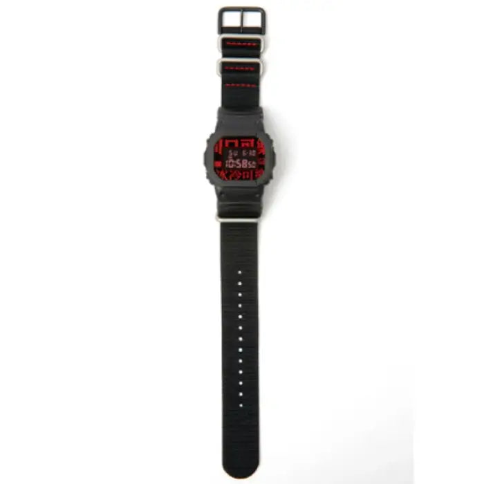 Casio G-Shock "Coca-Cola x Kazuki Kuraishi" DW-5600COCA19-1 Black Dial 42.8mm Nylon Strap Watch