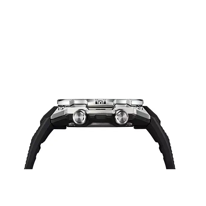 Casio G Shock G-STEEL GST-B400-1A Analog-Digital Tough Solar Bluetooth "Slim" Black and Silver Dial Resin Strap Men's Watch