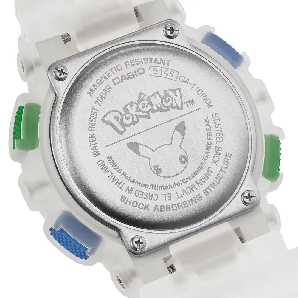 Casio G-Shock "Pokémon Collaboration - Pikachu" GA-110PKM-7A Men's Watch