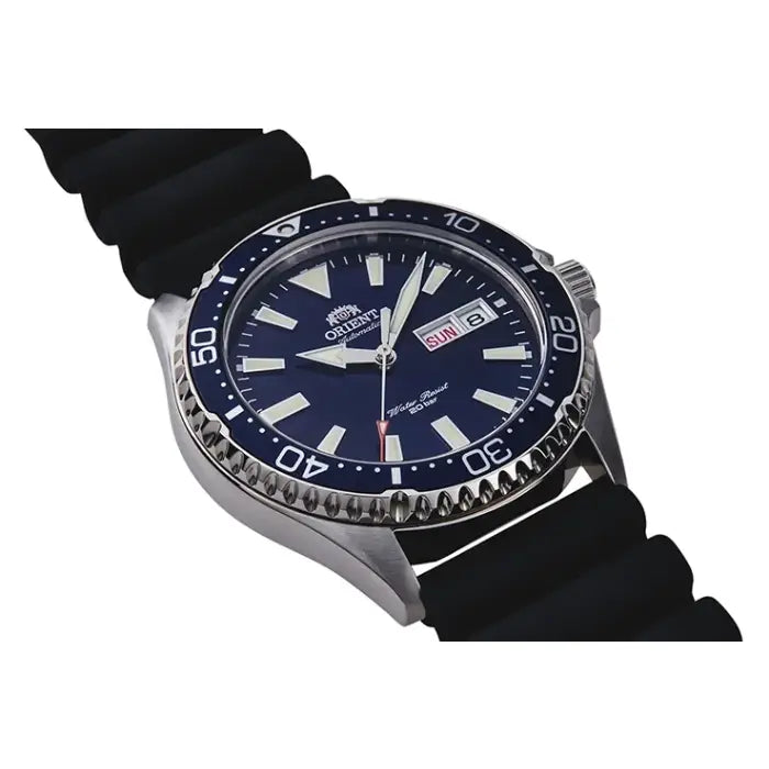 Men's Orient Kamasu Mako III RA-AA0006L dive watch front view