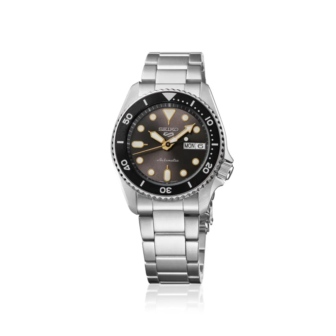 Seiko 5 Sports SRPL79 Automatic Diver "SKX Mid-Size" Grey Dial 38mm Stainless Steel Men's Watch