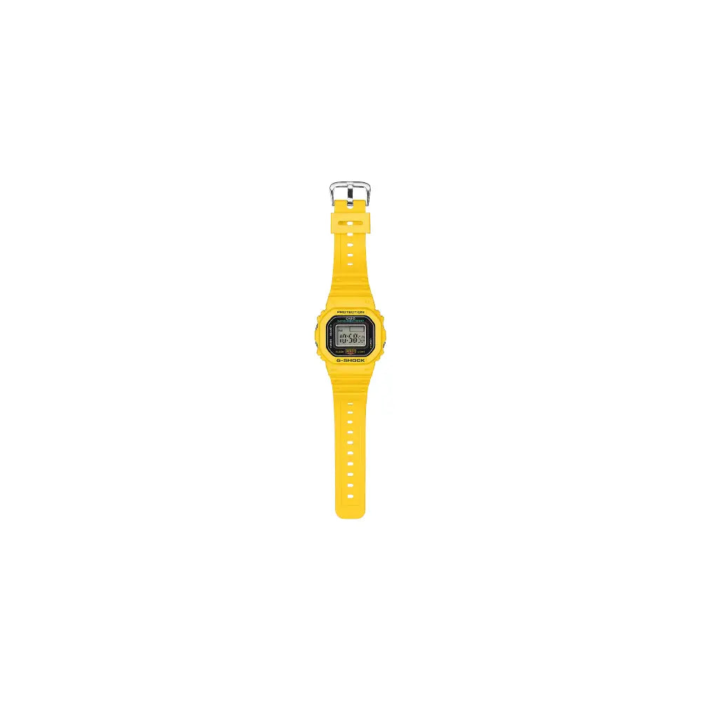 Casio G Shock Digital "G-SHOCK Nano" Ring Watch DWN-5600-9JR Digital Dial Yellow Bio-Based Resin Strap Men's Watch