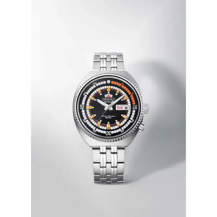 Orient Neo Classic Sports RA-AA0E05B men's watch black dial stainless steel