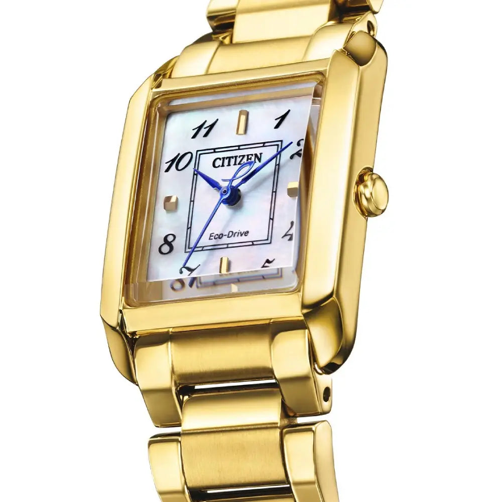 Citizen L Bianca EW5602-81D women's watch front view white dial
