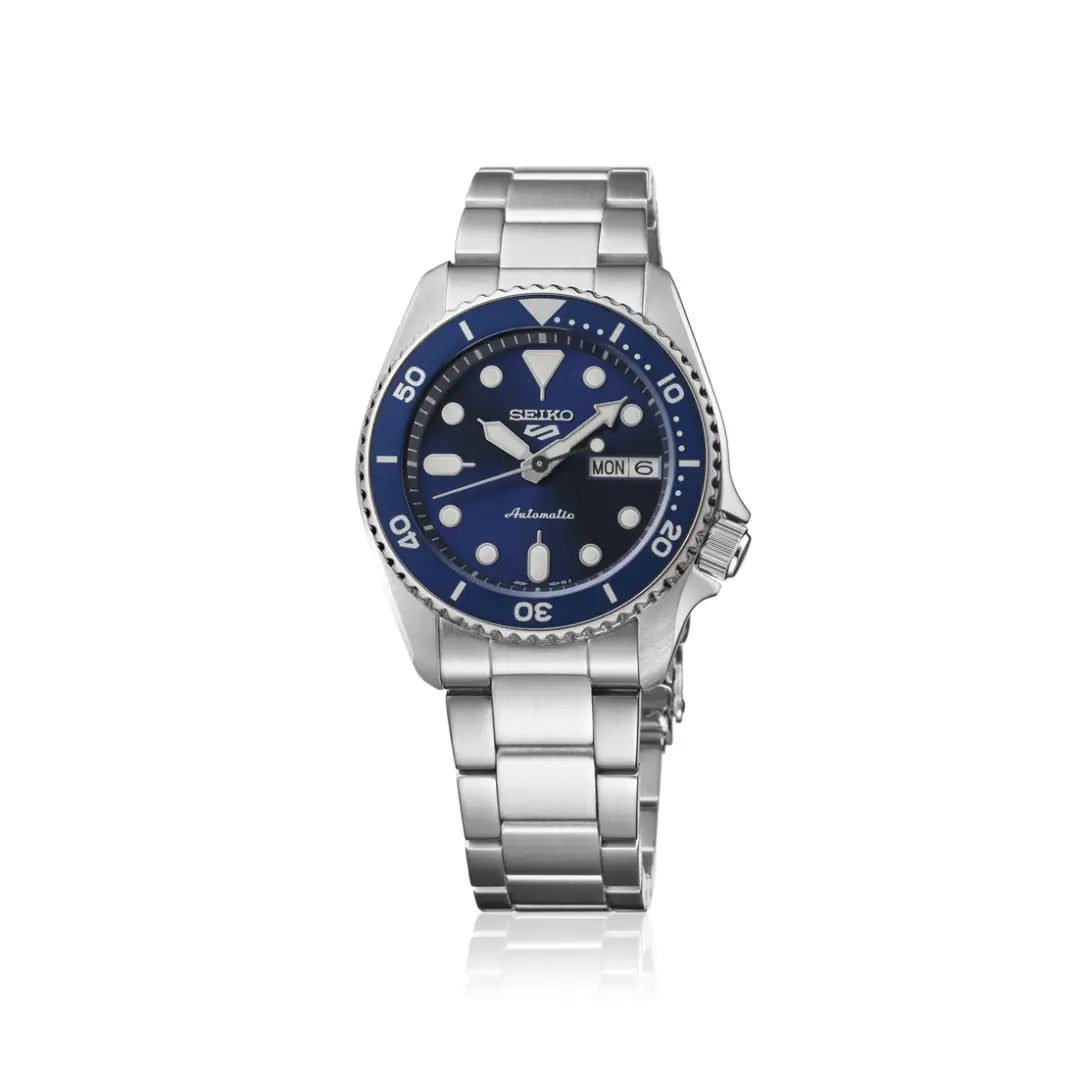 Seiko 5 Sports SRPL77 Automatic Diver "SKX Mid-Size" Blue Dial 38mm Stainless Steel Men's Watch