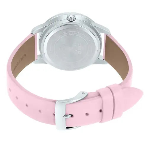 Casio Standard Analog LTP-1358L-4A2VDF Pink Dial Leather Strap Women's Watch