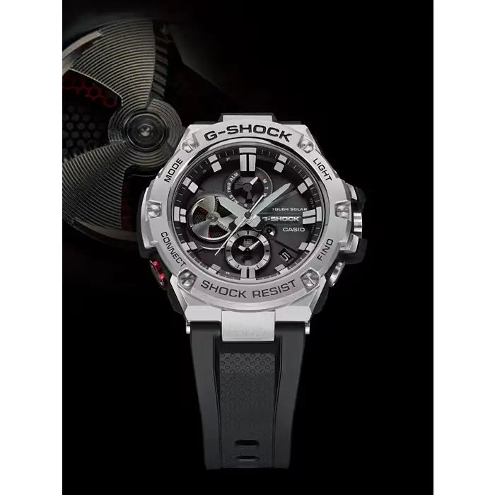 Casio GST-B100-1ADR Bluetooth Tough Solar watch on wrist