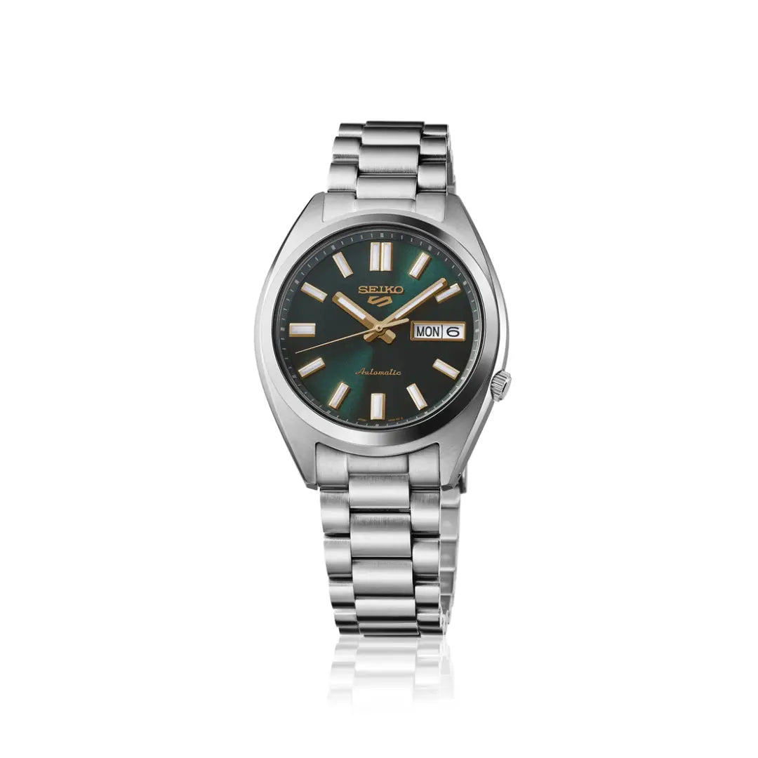 Seiko 5 Sports SRPL57 Automatic "SNXS Re-Interpretation" Green Dial 37.4mm Stainless Steel Men's Watch