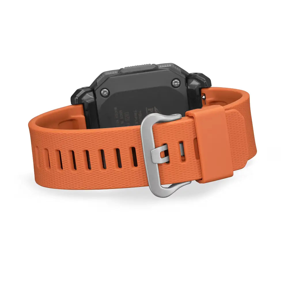 Casio Pro Trek PRG-69-4D Magma watch stainless steel back case view