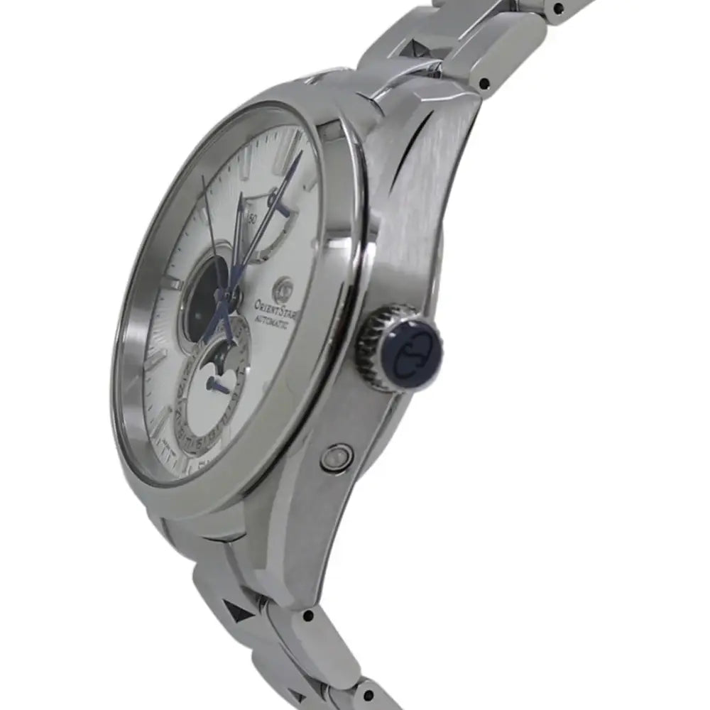 Orient Star RE-AY0002S Automatic Moon Phase White Dial 41mm Stainless Steel Men's Watch